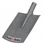 KOTARBAU® Bêche Robuste de 290 x 190 mm pour Manche de 38 mm de diamètre - Pelle en Acier pour Planter sans Manche