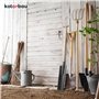 KOTARBAU® Bêche de drainage avec manche en bois, lame en acier étroite, support du manche 38 mm, bêche de jardin 510 x 115 mm