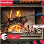 KOTARBAU® Racloir de cheminée pour four chaudière solide et solide