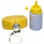 KOTARBAU® Kit de cordeau à percussion de 30 m avec craie bleue, crochet en acier inoxydable, cordon de maçon dans un boîtier en 