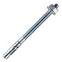 naka24 LSB M8 Lot de 25 chevilles d'ancrage/boulons d'ancrage/ancrages galvanisés pour charges lourdes 8 x 100 mm