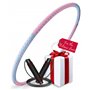 QUPPU Hula Hoop Fitness - Stable Cerceau de Fitness avec Corde à Sauter et Mousse de qualité - Minceur Hula Hoop pour Adultes -