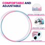 QUPPU Hula Hoop Fitness - Stable Cerceau de Fitness avec Corde à Sauter et Mousse de qualité - Minceur Hula Hoop pour Adultes - 