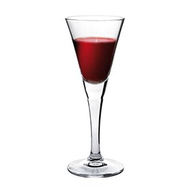Lot de 6 verres à pied en verre Transparent contemporain Porto Sherry Verres à liqueur 55 ml