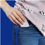 D.RECT | Lot de 50 Badges Nominatifs Avec Bande Porte-Carte Pour Business; Bureau; École et Enfants | Badge Nominatif Avec Laniè
