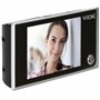 Virone DV-1 Judas De Porte Camera Surveillance Grand Angle de Vue LCD 3,5" à Piles Argent