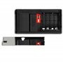 Virone DV-1 Judas De Porte Camera Surveillance Grand Angle de Vue LCD 3,5" à Piles Argent
