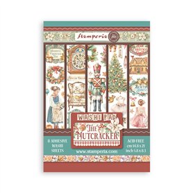 Stamperia - Lot de 8 feuilles de papier washi pour scrapbooking
