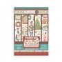 Stamperia - Lot de 8 feuilles de papier washi pour scrapbooking