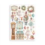 Stamperia - Lot de 8 feuilles de papier washi pour scrapbooking, albums, cartes, bullet journaux, etc. Translucide, facile à cou