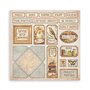 Stamperia - Papier de scrapbooking pour scrapbooking, albums, fabrication de cartes, bullet journaling et plus, sans acide, visa