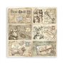 Stamperia - Papier de scrapbooking pour scrapbooking, albums, fabrication de cartes, bullet journaling et plus, sans acide, visa