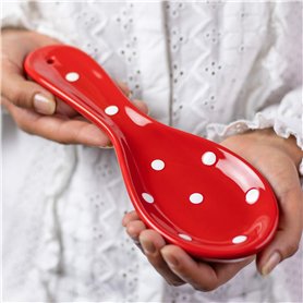 City to Cottage Repose-cuillère en céramique fabriqué à la main – Support de cuillère en céramique de comptoir de cuisine pour u
