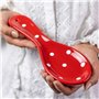 City to Cottage Repose-cuillère en céramique fabriqué à la main – Support de cuillère en céramique de comptoir de cuisine pour u