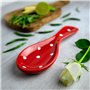 City to Cottage Repose-cuillère en céramique fabriqué à la main – Support de cuillère en céramique de comptoir de cuisine pour u