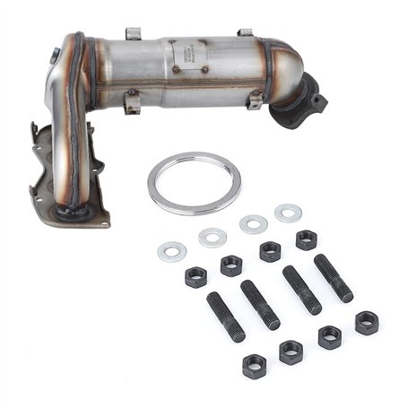 Lanliuhui Store Compatible avec le collecteur d'échappement du convertisseur catalytique hybride Camry 2