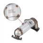 Lanliuhui Store Compatible avec le collecteur d'échappement du convertisseur catalytique hybride Camry 2,4 L (2007-2011)