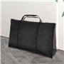 Foppla Sac de rangement pour feuilles de table avec fermeture éclair et 2 bretelles - Imperméable - Doublure - Résistante aux ra