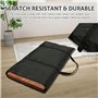 Foppla Sac de rangement pour feuilles de table avec fermeture éclair et 2 bretelles - Imperméable - Doublure - Résistante aux ra
