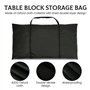 Foppla Sac de rangement pour feuilles de table avec fermeture éclair et 2 bretelles - Imperméable - Doublure - Résistante aux ra