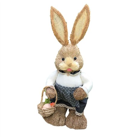 TBEWVONQ Décoration De Table De Pâques: Lapin avec Œuf