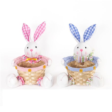 EOOXEKFX Panier à Bonbons Lapin de Pâques – Boîte de Rangement décorative for Cadeaux