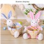 EOOXEKFX Panier à Bonbons Lapin de Pâques – Boîte de Rangement décorative for Cadeaux, Chasse aux œufs, décoration de Table