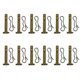 Cancanle 12 Paquets Goupille de Cisaillement et goupille Fendue pour souffleuse à Neige CUB & Troy-bilt MTD 738-04155