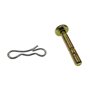 Cancanle 12 Paquets Goupille de Cisaillement et goupille Fendue pour souffleuse à Neige CUB & Troy-bilt MTD 738-04155