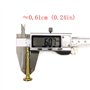 Cancanle 12 Paquets Goupille de Cisaillement et goupille Fendue pour souffleuse à Neige CUB & Troy-bilt MTD 738-04155