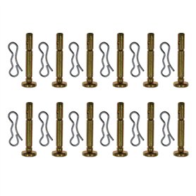 Cancanle 12 Paquets Goupille de Cisaillement et Goupille Fendue pour MTD Souffleuse à Neige 738-04124A et 714-04040