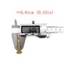 Cancanle 12 Paquets Goupille de Cisaillement et Goupille Fendue pour MTD Souffleuse à Neige 738-04124A et 714-04040