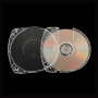 Meijunter 10 pièces Umd Boîtier de Coque de Disque de Jeu, Boîtiers de Rangement à Coque Transparente de Remplacement Compatible