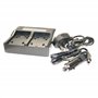 BC-W126 double Mains LCD Chargeur de batterie Ex-Pro Fuji NP-W126 pour (Import Royaume Uni)