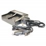 BC-W126 double Mains LCD Chargeur de batterie Ex-Pro Fuji NP-W126 pour (Import Royaume Uni)