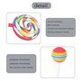 Wrtysully Tambour de Sucette pour Enfants, 6 Pouces
