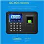 Kueohse Machine de Présence Noire, Système de Présence Biométrique, Capacité de 1000 Empreintes Digitales, Prise en Charge Du Pi