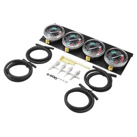 Plawee Moto Carburateur Synchroniseur Outil de Jauges à Vide ÉQuilibreur de Jauge à Vide pour / / Noir