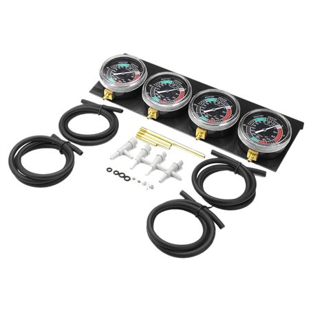 Plawee Moto Carburateur Synchroniseur Outil de Jauges à Vide ÉQuilibreur de Jauge à Vide pour / / Noir
