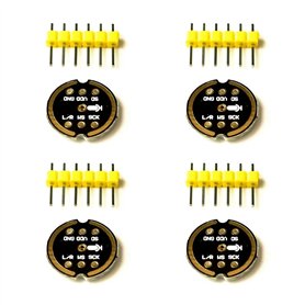 Louttary INMP441 Module de Microphone Omnidirectionnel MEMS Interface I2S à Faible Consommation D'Énergie de Haute Précision pou