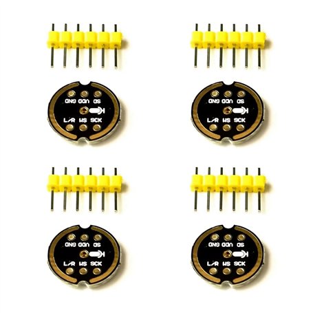 Louttary INMP441 Module de Microphone Omnidirectionnel MEMS Interface I2S à Faible Consommation D'Énergie de Haute Précision pou