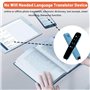 Mauedest Traducteur Vocal Instantané, Dispositif de Traduction de Langue Sans WiFi Nécessaire, Stylo de Traduction 112 Langues T