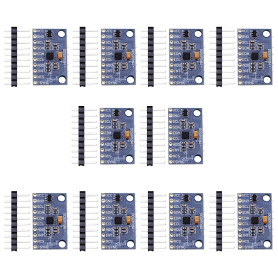 Fozriybefy 10 Pièces MPU6500 Gyroscope Accéléromètre Module de Capteur 6 Axes -6500 Module de Capteur Protocole de Communication