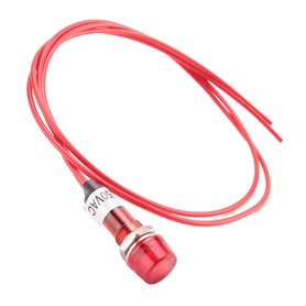 Pesfehhy Indicateur Lampe de Signalisation Pilote LumièRe Rouge AC 250V W2 Fils