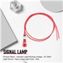 Pesfehhy Indicateur Lampe de Signalisation Pilote LumièRe Rouge AC 250V W2 Fils