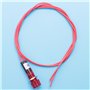 Pesfehhy Indicateur Lampe de Signalisation Pilote LumièRe Rouge AC 250V W2 Fils