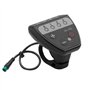 Knoruley Ebike G20 Display 36V48V 5 Broches Connecteur Étanche Affichage LED Instrument pour Vélo Électrique Contrôle Intelligen