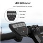 Knoruley Ebike G20 Display 36V48V 5 Broches Connecteur Étanche Affichage LED Instrument pour Vélo Électrique Contrôle Intelligen