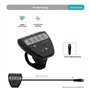 Knoruley Ebike G20 Display 36V48V 5 Broches Connecteur Étanche Affichage LED Instrument pour Vélo Électrique Contrôle Intelligen