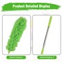 Kueohse Brosse de Nettoyage de GouttièRe Outil de Toiture avec Mât TéLescopique Extensible 8,2 Pieds Outil de Nettoyage de Garde
